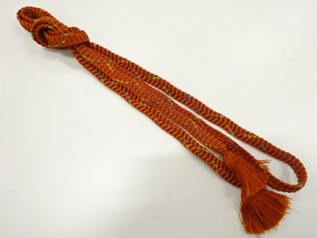 JAPANESE KIMONO / HAND-TIED OBIJIME CORD